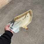 درب بغل انژکتور سفید پشت