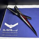 فلاپ (کاور) ایکس مشکی مات برچسب سفید قرمز طرح ایروکس R155 | اورجینال نیرو موتور | راست